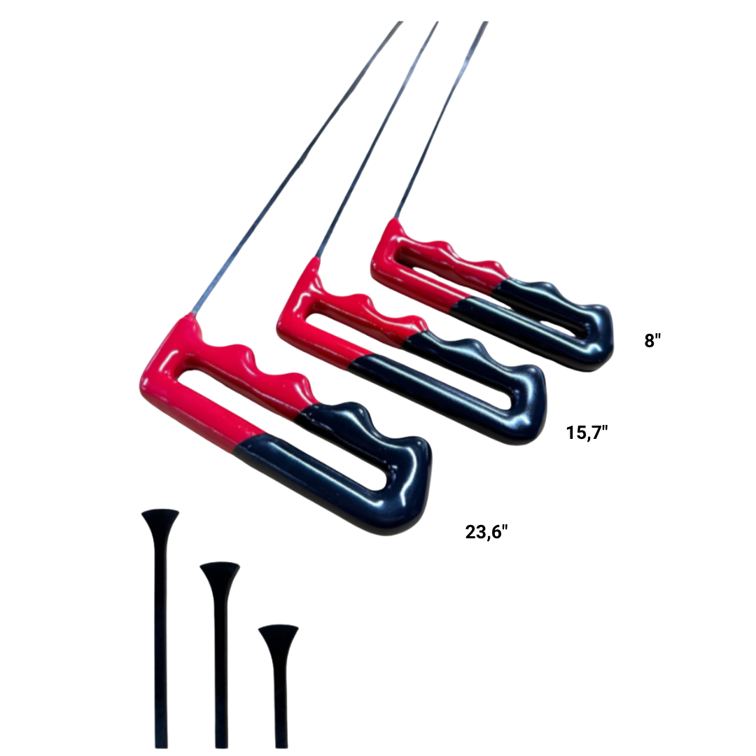 3-teiliges Whale-Tail-Set, PDR-Werkzeuge