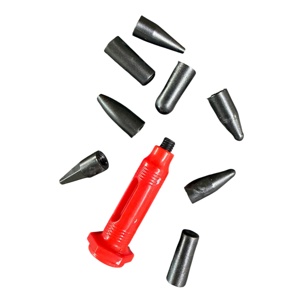 PDR-Kunststoffhammer (Spatelgriff) + Knockdown-Stift + 8 austauschbare Spitzen