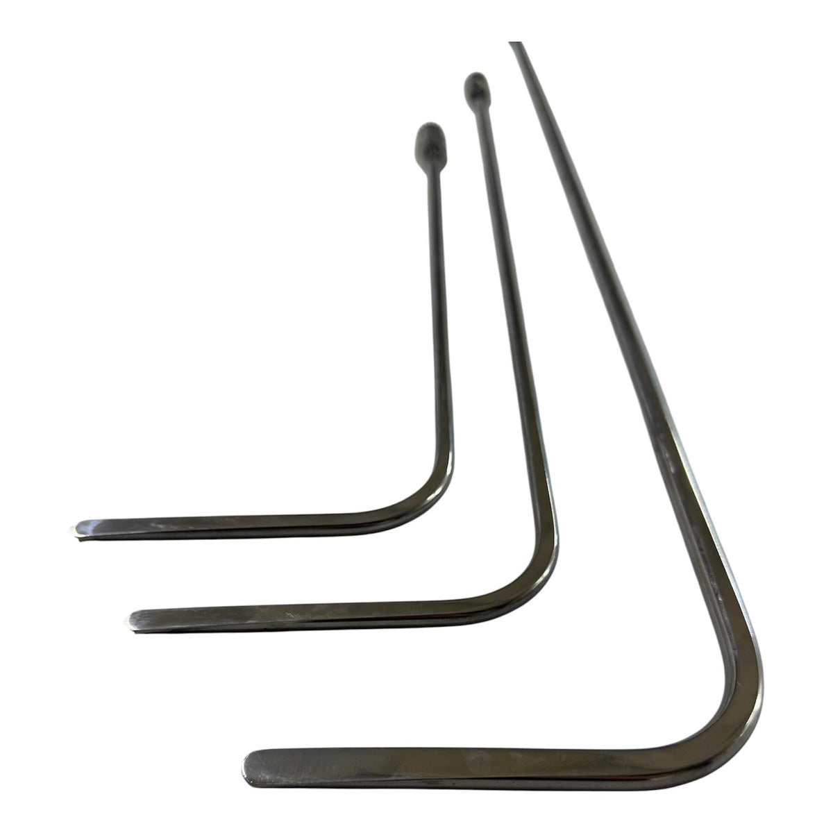 Set de 25 tiges PDR en acier inoxydable à poignée orientable et tactique
