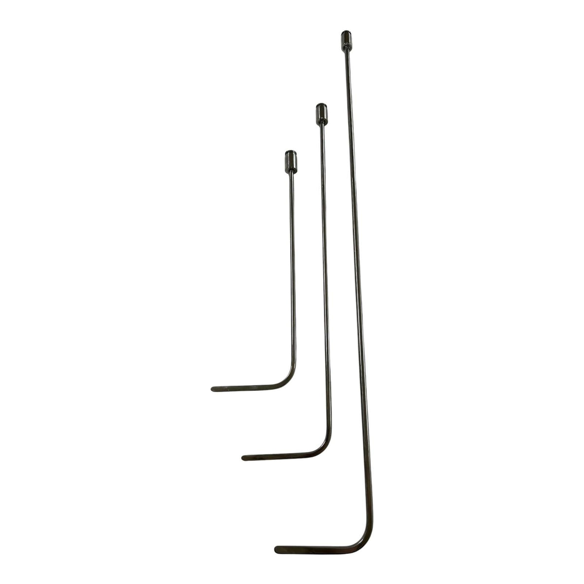 Set de 25 tiges PDR en acier inoxydable à poignée orientable et tactique