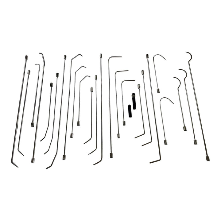 Set de 25 tiges PDR en acier inoxydable à poignée orientable et tactique