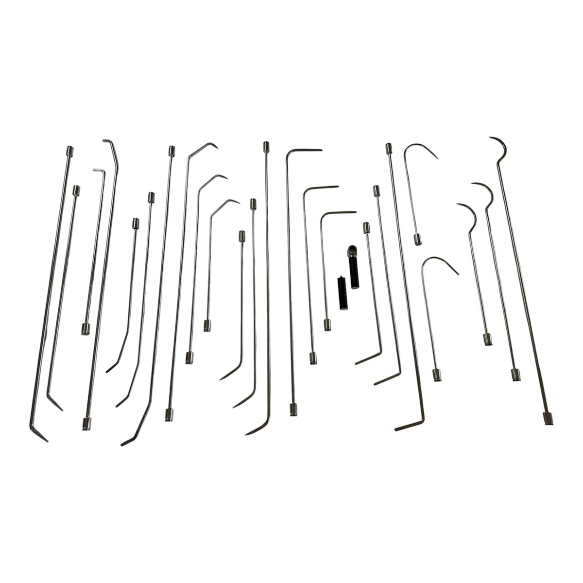 Set de 25 tiges PDR en acier inoxydable à poignée orientable et tactique