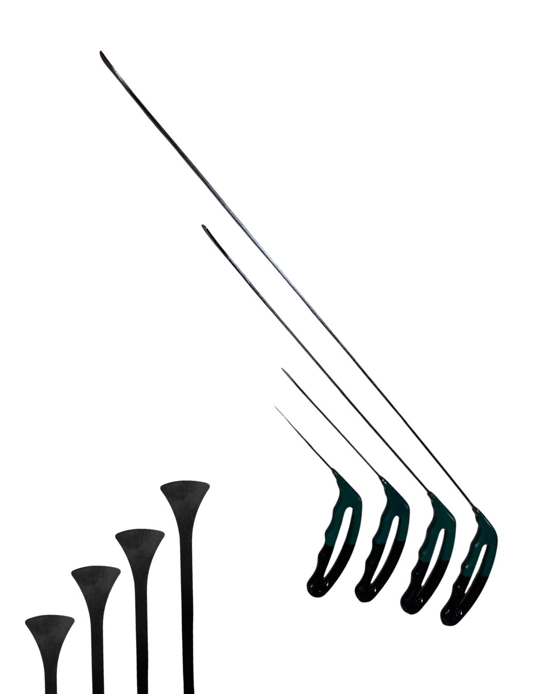 Juego de 4 whale tail, herramientas PDR