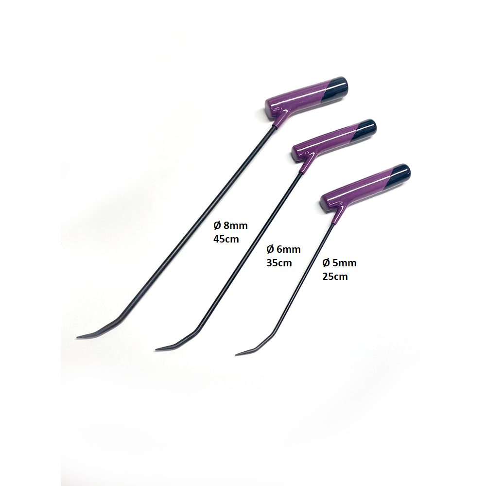 Set Rumeli, 3 pezzi di leve in acciaio per molle, utensili PDR