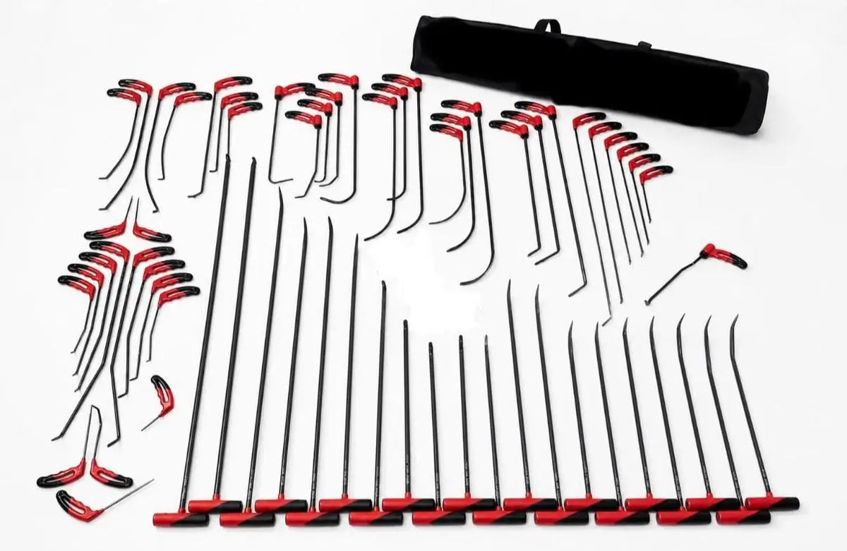 Set complet de 62 pièces (15 avec poignée réglable), outils PDR