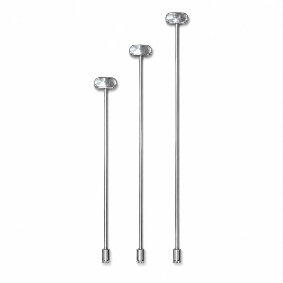 Novara Edition set da 3 leve PDR dritte, testa ovale larga (10 mm)