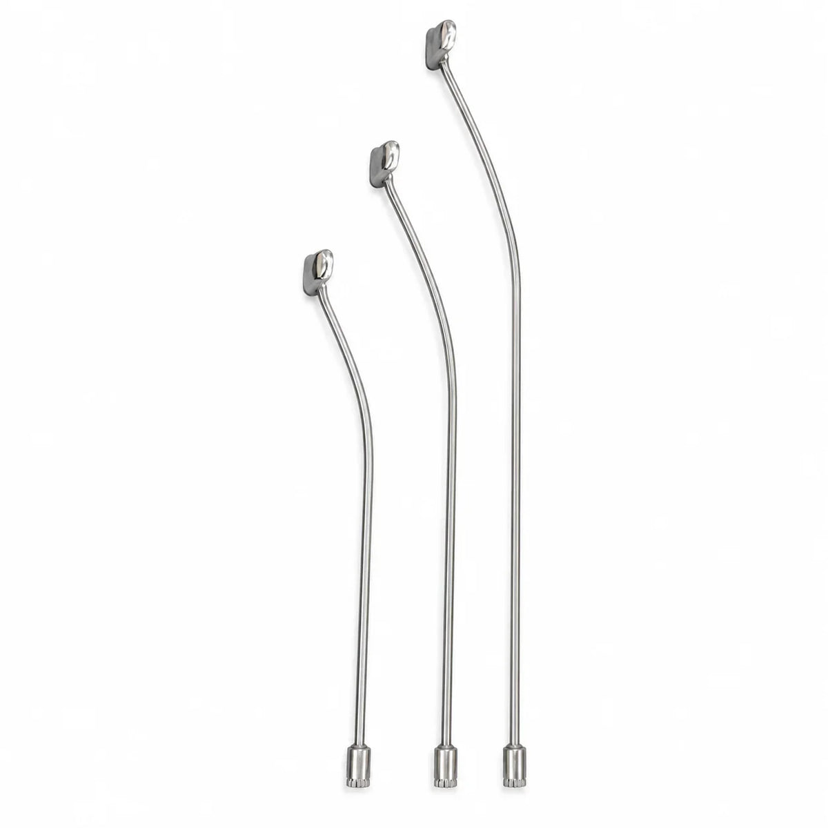 Rovigo Edition set da 3 leve PDR, curva 155°, testa ovale larga (10 mm)
