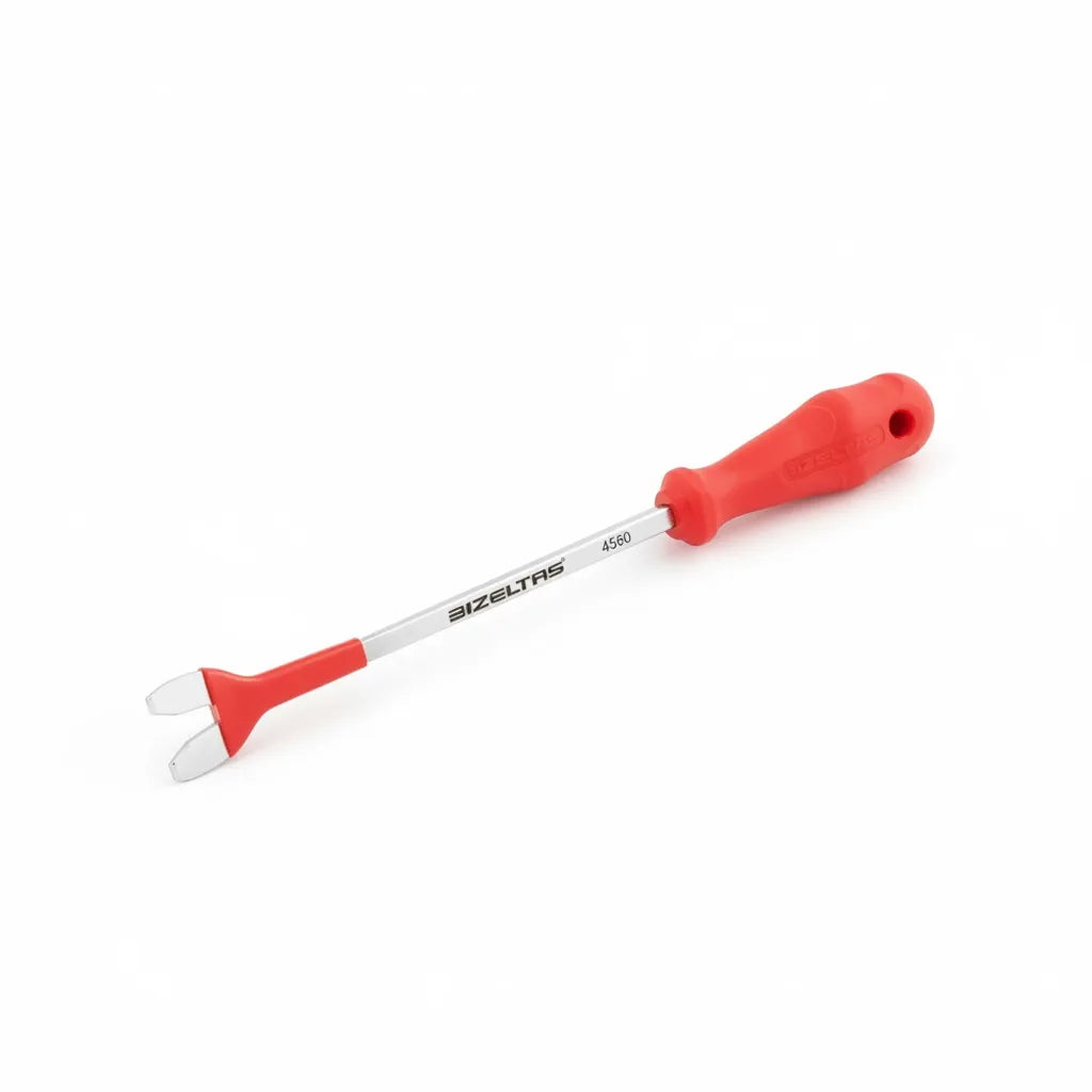 Destornillador automotriz para retirar clips de moldura: herramienta de plástico para retirar fijaciones y paneles