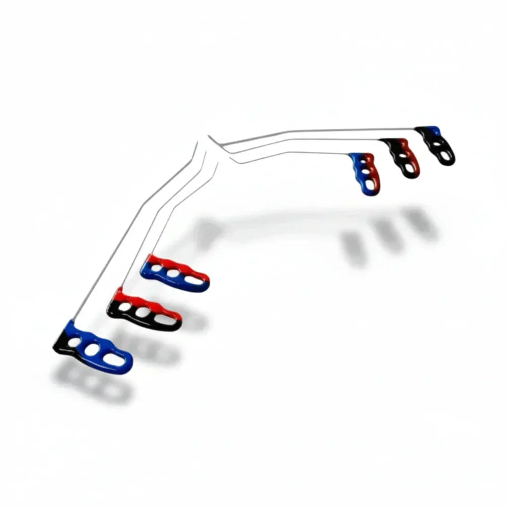 Set de 6 tiges PDR à double courbure, édition Sylvora (gauche et droite)