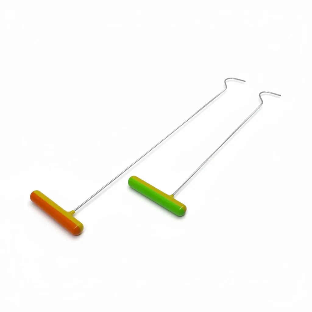 Set de 2 tiges PDR en courbe C, édition Tynora (embout pointu)