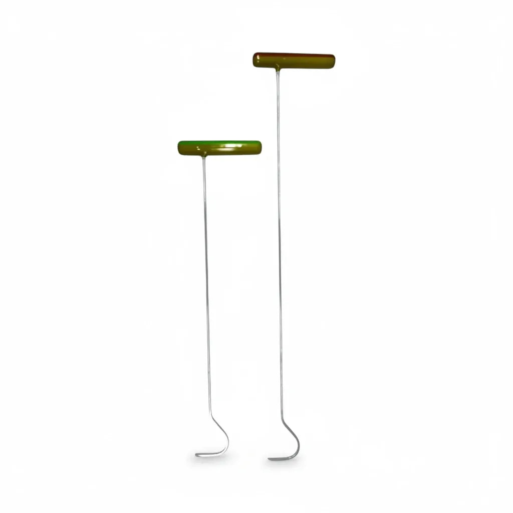 Set de 2 tiges PDR en courbe C, édition Tynora (embout pointu)