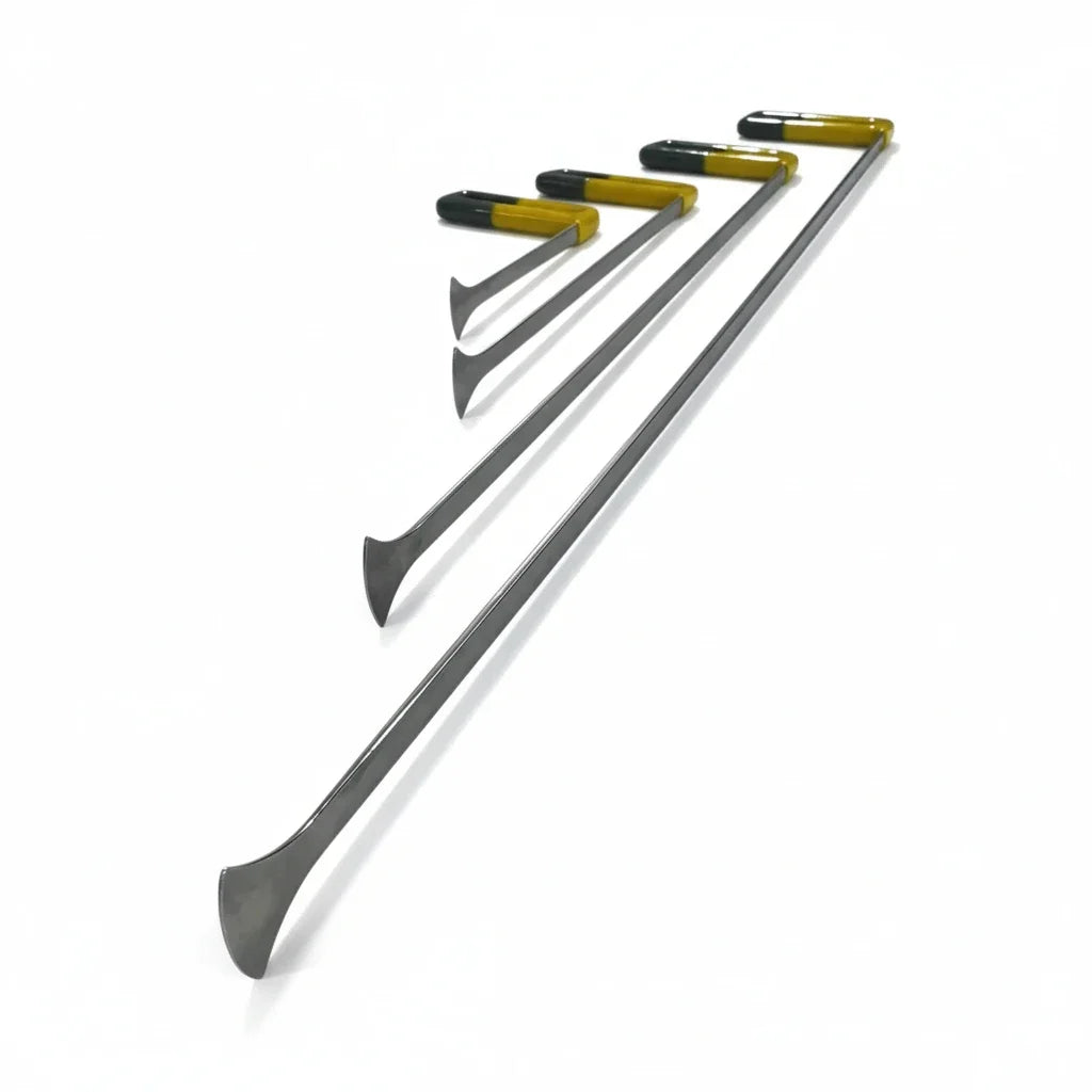 Juego de 4 herramientas PDR whale tail anchas, edición Tivorna (punta de 3 cm)
