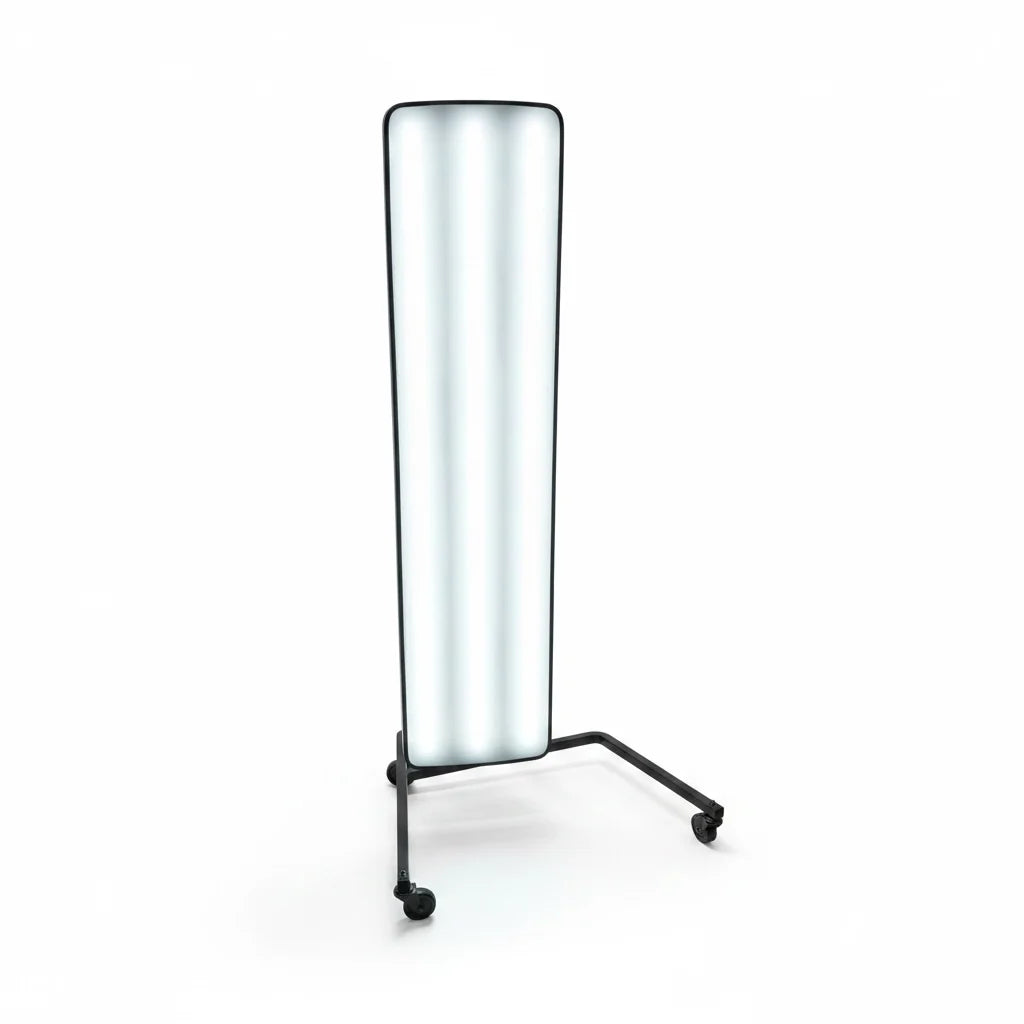 9-LED-PDR-Lampe mit Magnethalterung, professioneller Aluminiumrahmen, Akku oder Kabel