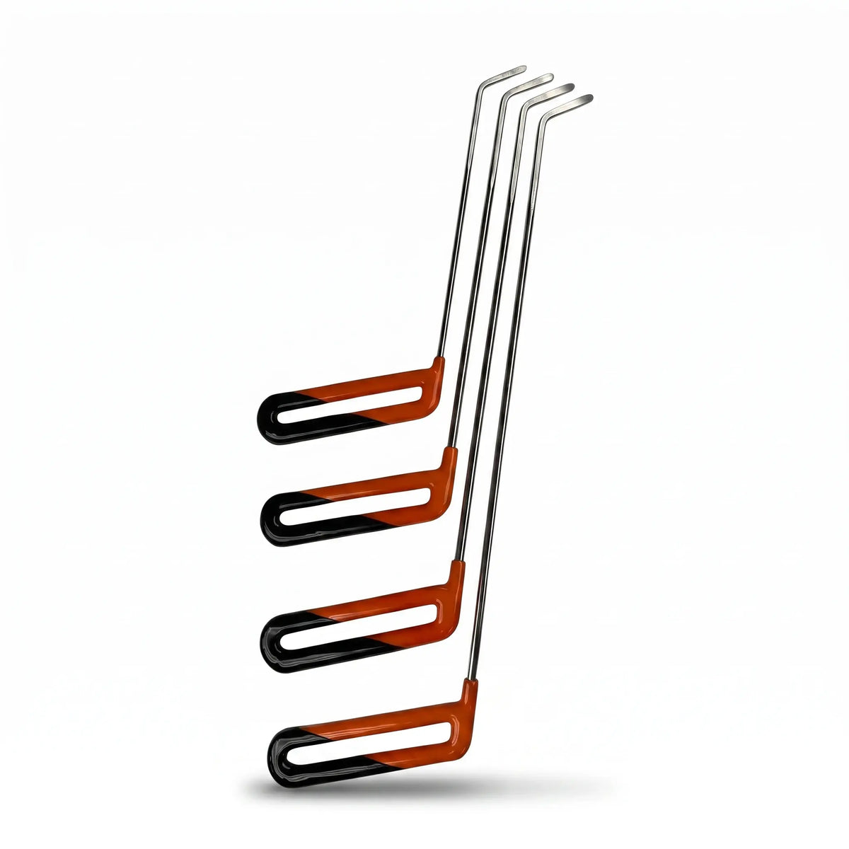 Juego de 4 varillas PDR de curva simple, edición Colorado (25, 30, 35, 40 cm)