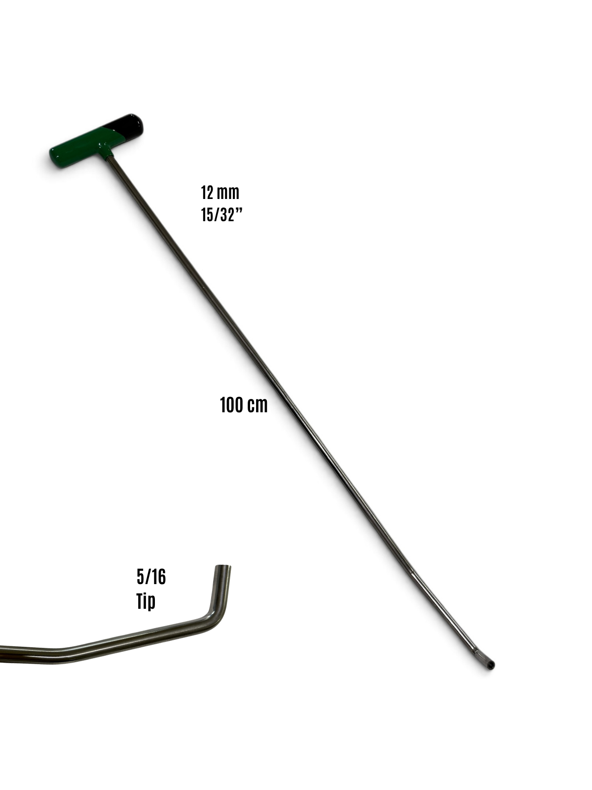 Set de 6 pièces à double courbure interchangeables en acier inoxydable, taille 5/16-18