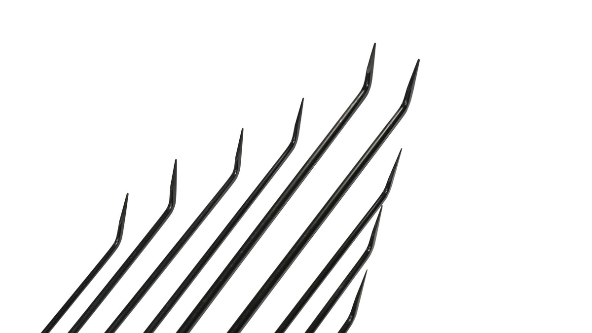 Set de 10 outils d'appui à extrémité pointue