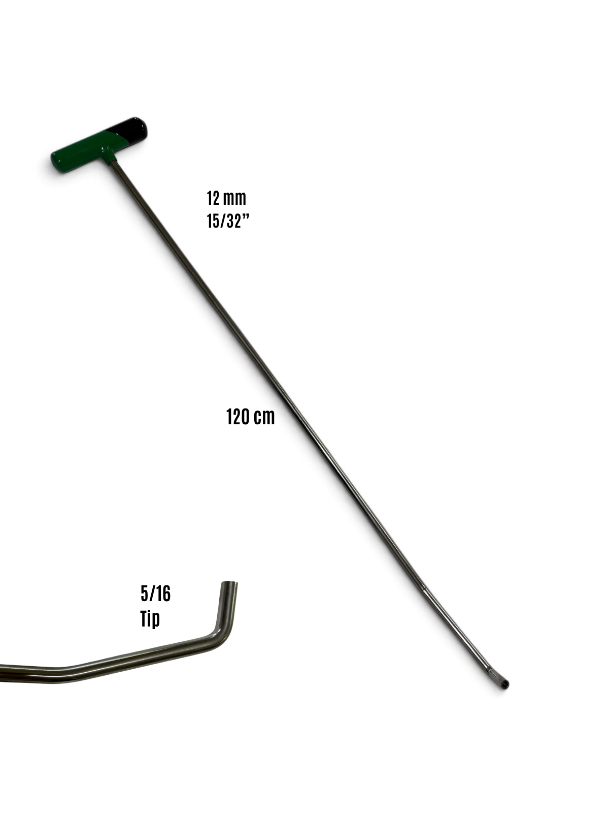Set de 6 pièces à double courbure interchangeables en acier inoxydable, taille 5/16-18