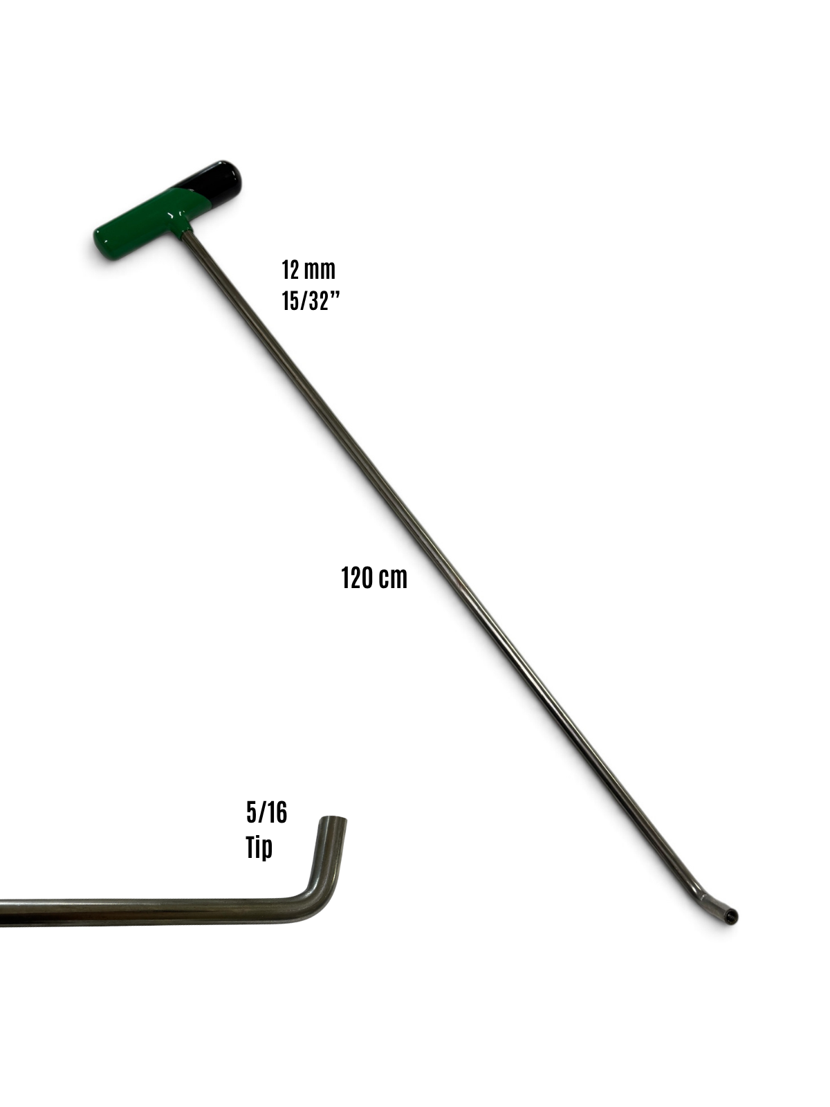 Set de 6 pièces à double courbure interchangeables en acier inoxydable, taille 5/16-18