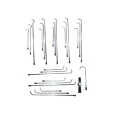 PDR 26 Pcs Rotatable and Tactical Handle Stainless Steel Rod Set