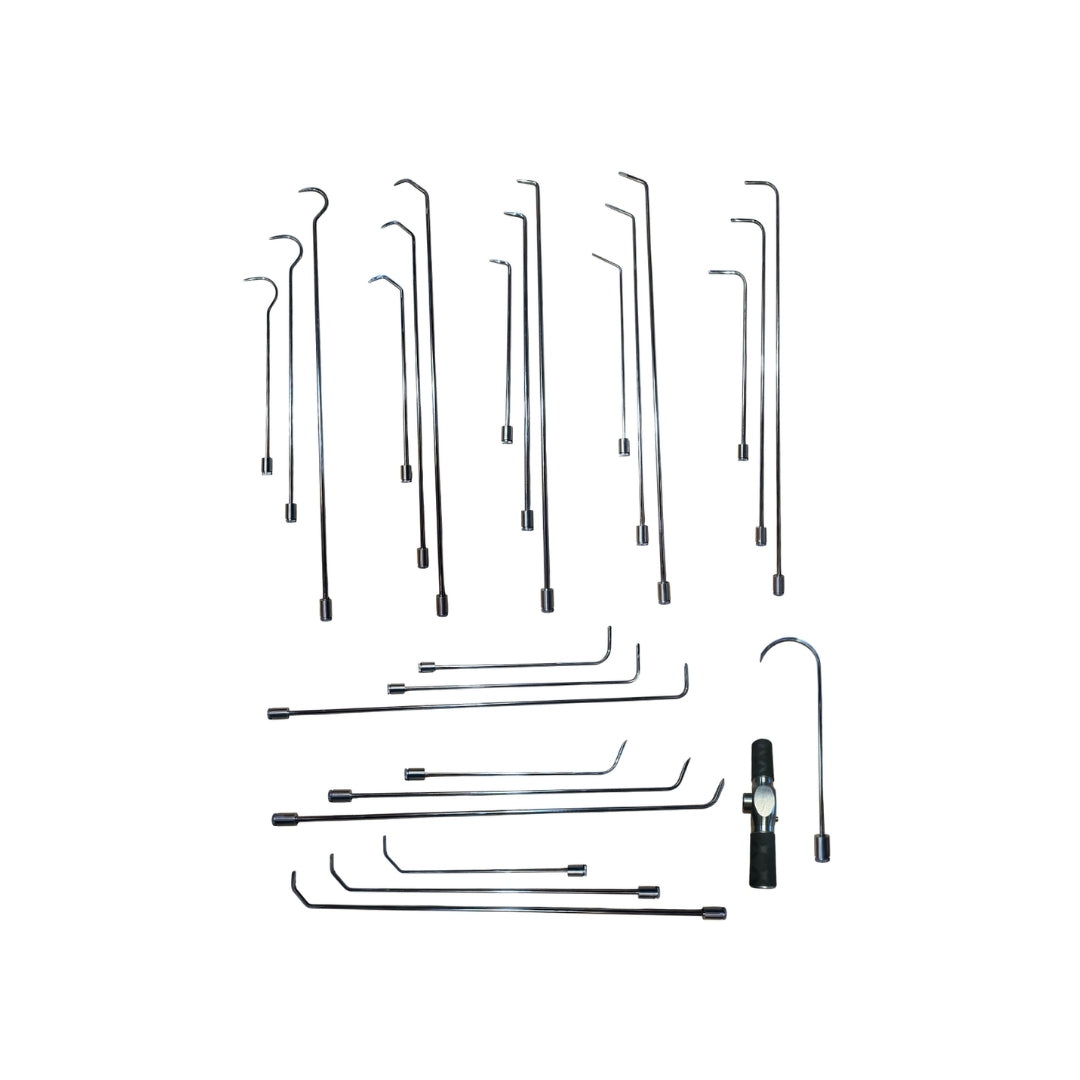 PDR 26 Pcs Rotatable and Tactical Handle Stainless Steel Rod Set