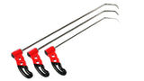 3-Piece Stainless Steel 360° Adjustable Handle Double Bend PDR Rod Set