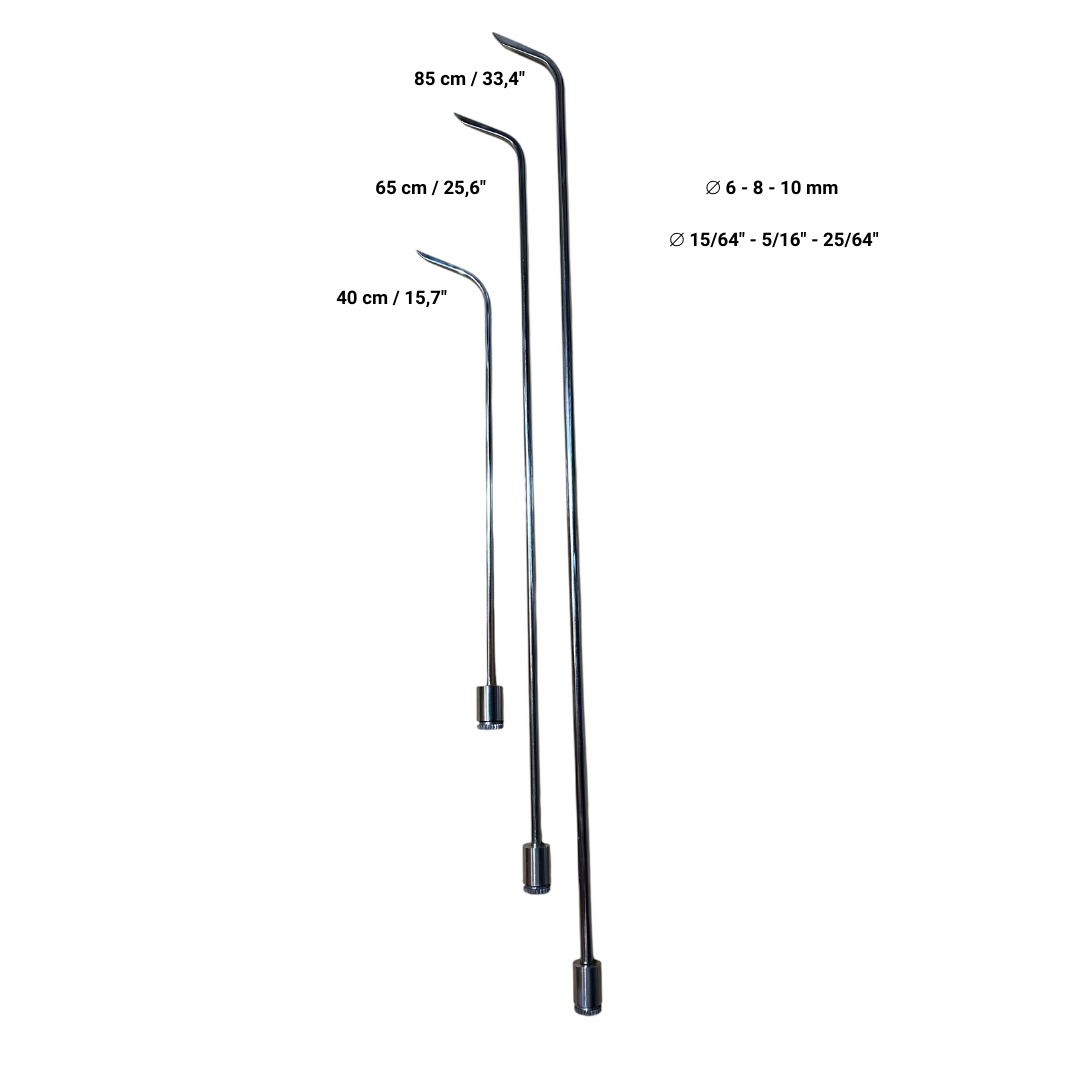 PDR 26 Pcs Rotatable and Tactical Handle Stainless Steel Rod Set