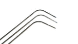 3-Piece Stainless Steel Adjustable Handle Rod Set (Round Tip)