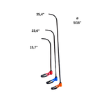 3 Pieces Adjustable Handle Rod Set - PDR Tools