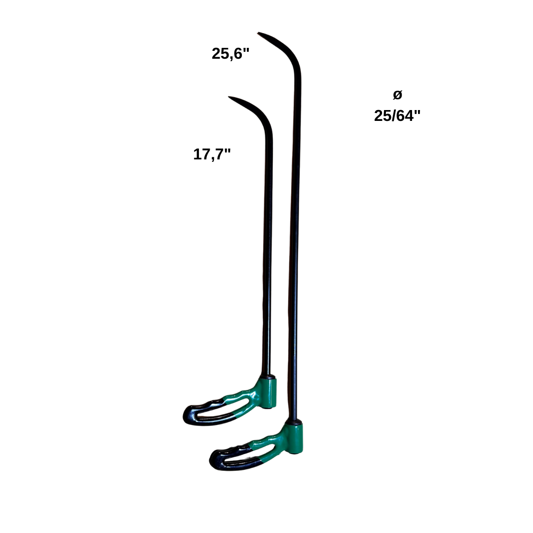 2 Pieces Adjustable Handle Rod Special Curve - PDR Tools