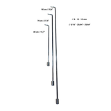 PDR 26 Pcs Rotatable and Tactical Handle Stainless Steel Rod Set