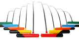 10-Piece Stainless Steel Single Bend Curved PDR Rod Set (Sharp Tip)