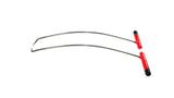 10-Piece Stainless Steel Single Bend Curved PDR Rod Set (Sharp Tip)