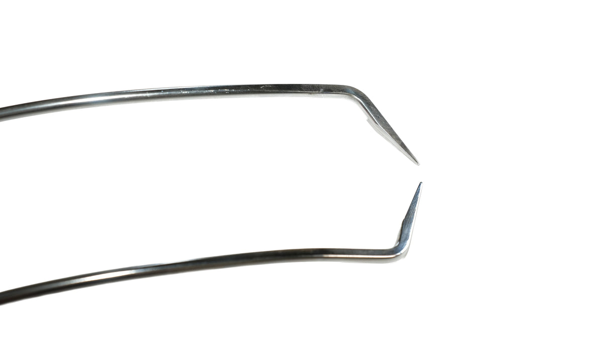 4-Piece Stainless Steel Single Bend PDR Rod Set (Sharp Tip)