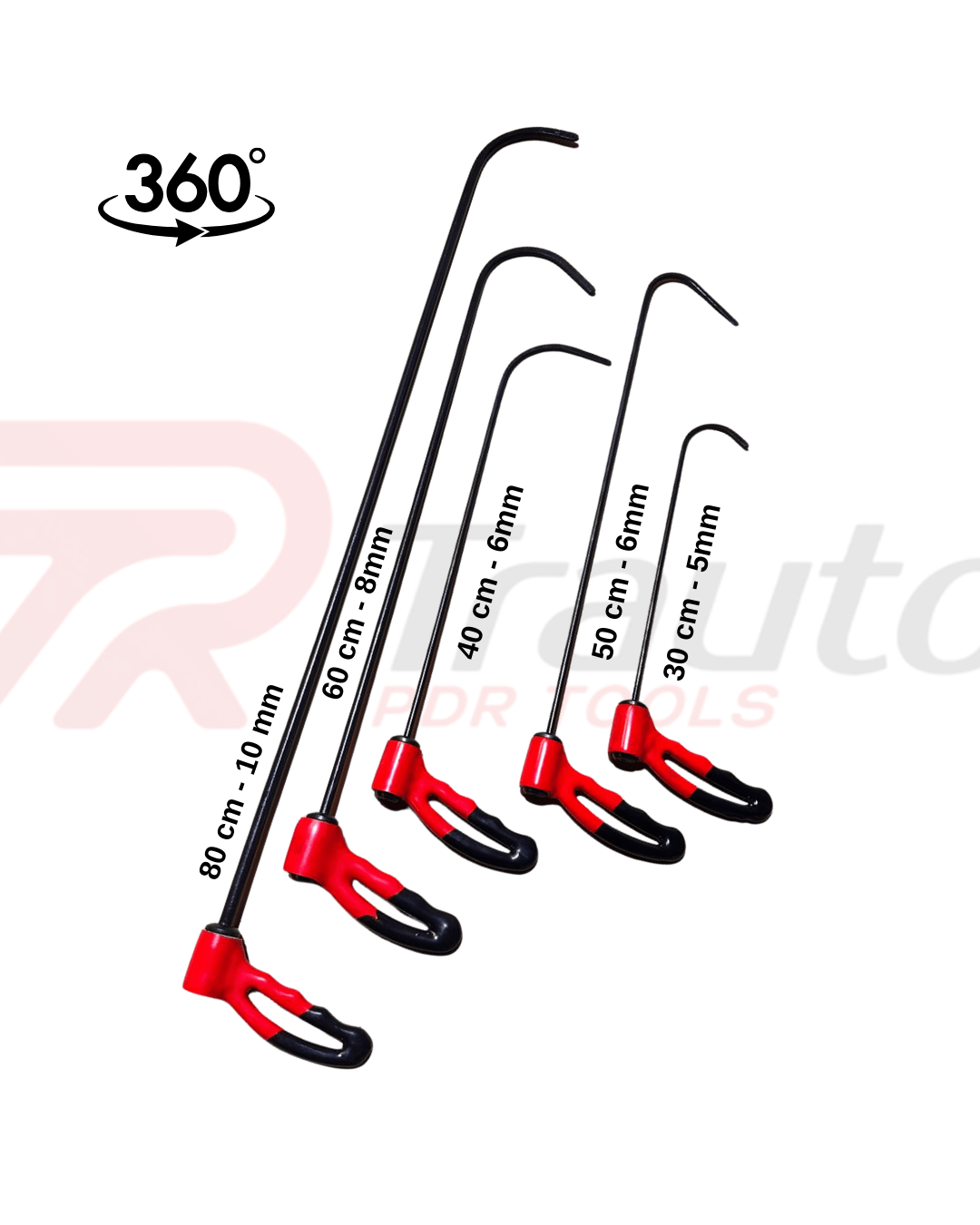 62 Pcs Complete Set (15 pcs adjustable handle) - PDR Tools Set