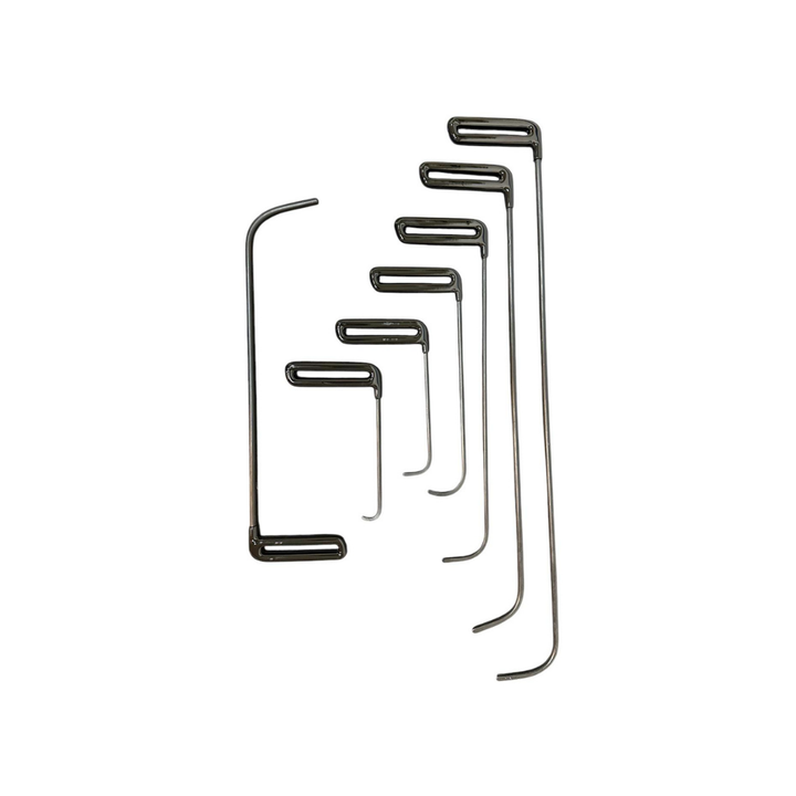 Set de 7 tiges, outils PDR