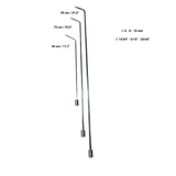 PDR 26 Pcs Rotatable and Tactical Handle Stainless Steel Rod Set