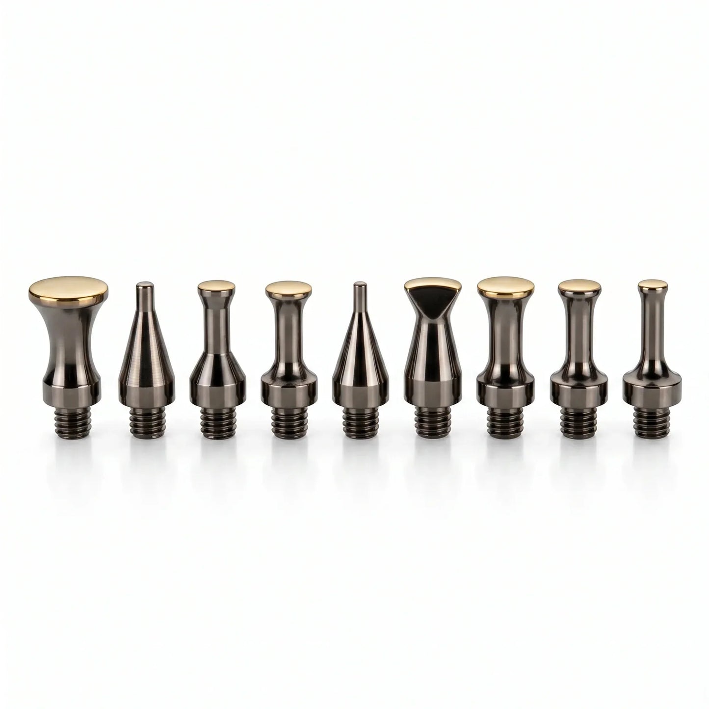 9-Piece Stainless Steel Interchangeable PDR Tip Set (M8 / 5/16")