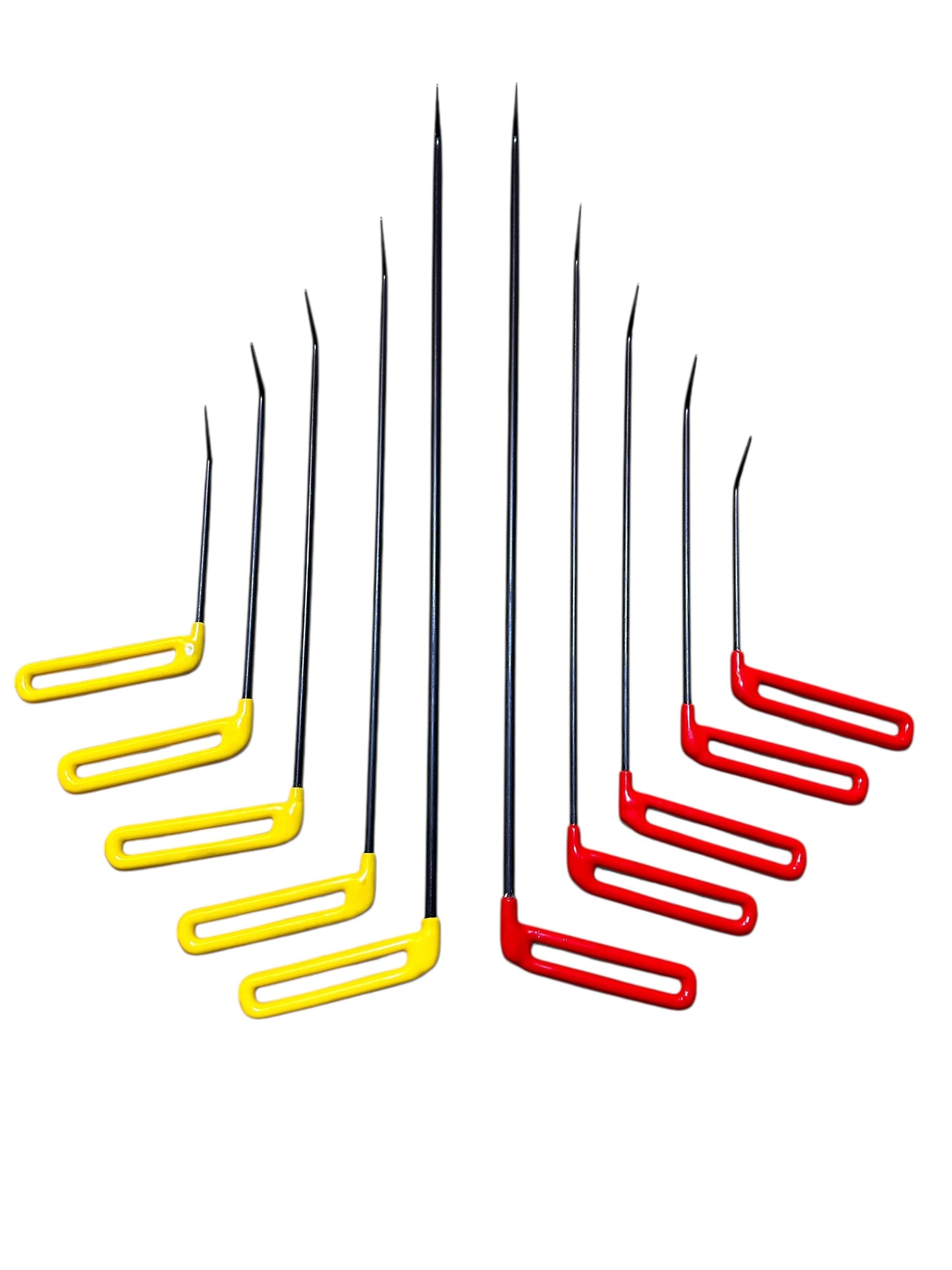 10 Pieces Bracket Set Right Left - Flat End