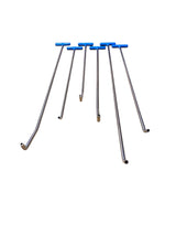 6 pcs Stainless Steel Interchangable Double Bend Set 5/16- 18 size