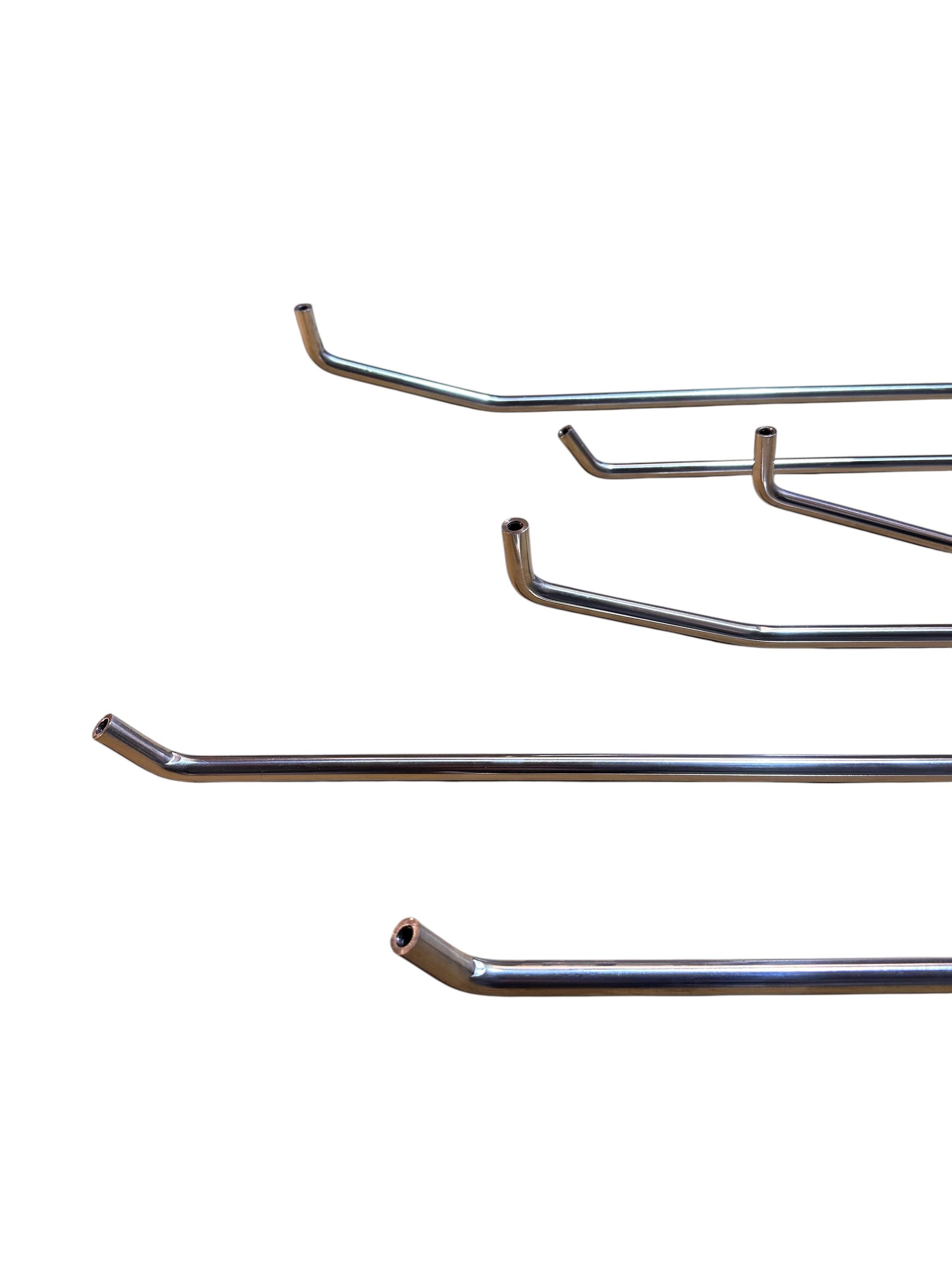 6 pcs Stainless Steel Interchangable Double Bend Set 5/16- 18 size