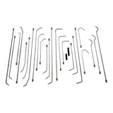 25-Pieces Rotatable and Tactical Handle Stainless Steel PDR Rod Set