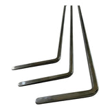 25-Pieces Rotatable and Tactical Handle Stainless Steel PDR Rod Set