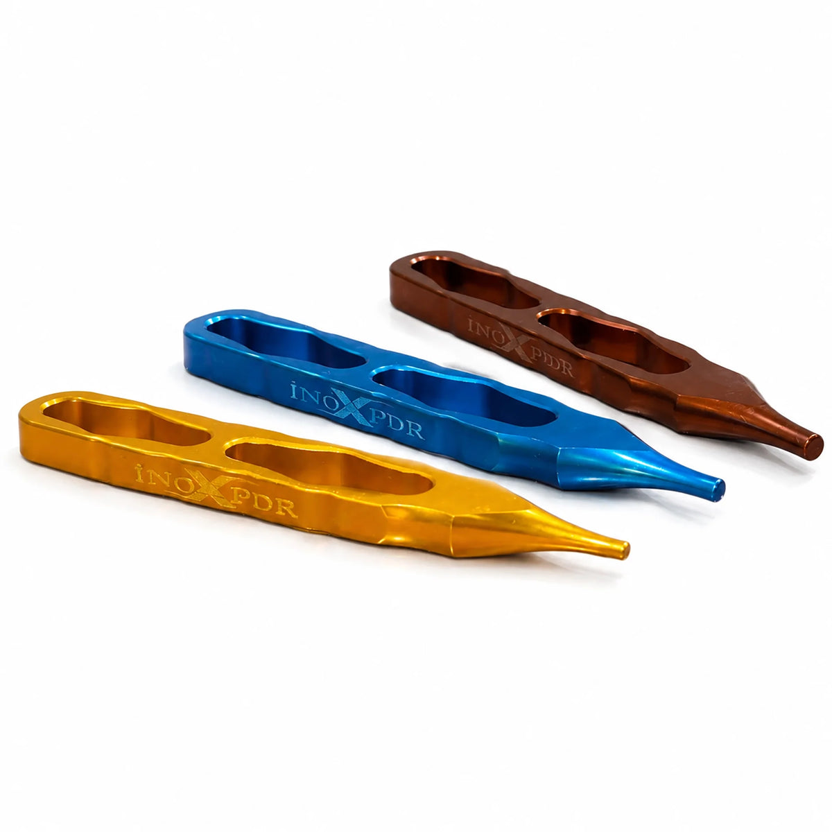 DentPDR Colored Aluminum Knockdown Tools – 3.5 / 4.5 / 5.5 mm