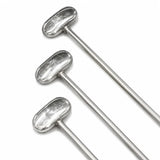 Novara Edition 3-Piece Straight Wide Oval Head PDR Rod Set (10mm)