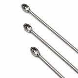 Parma Edition 3-Piece Straight Oval Spoon Head PDR Rod Set with T-Handles (10mm)
