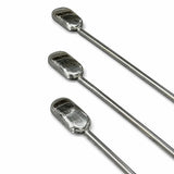 Lecce Edition 3-Piece Straight Vertical Wide Oval Head PDR Rod Set with T-Handles (10mm)