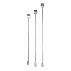 Siena Edition set da 3 leve PDR dritte, testa quadrata conica (10 mm)
