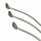 Monza Edition 3-Piece 155° Curved Textured Square Head PDR Rod Set with T-Handles (10mm)