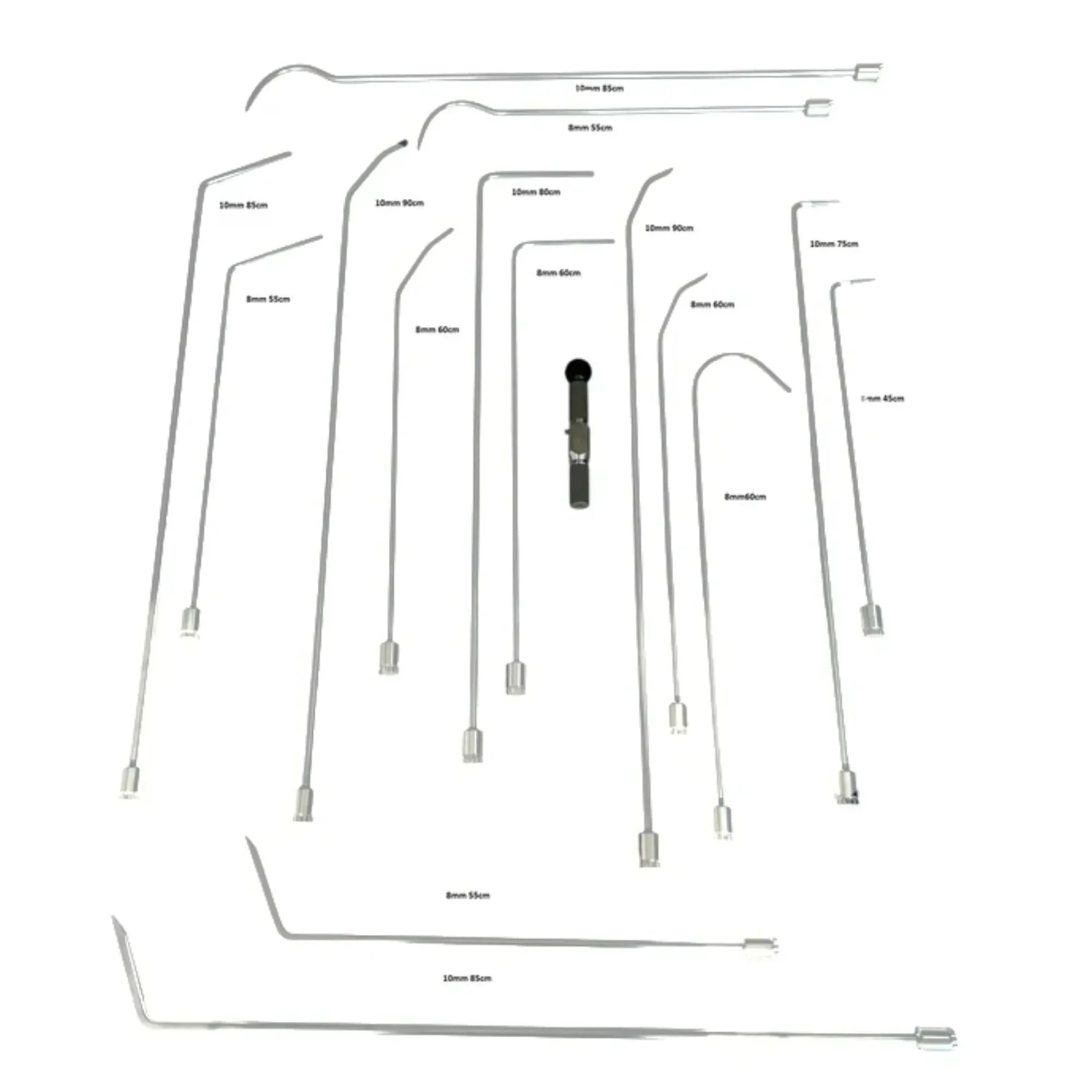 Bursa Edition 16-Piece Custom 360° Rotating PDR Rod Set & Bag