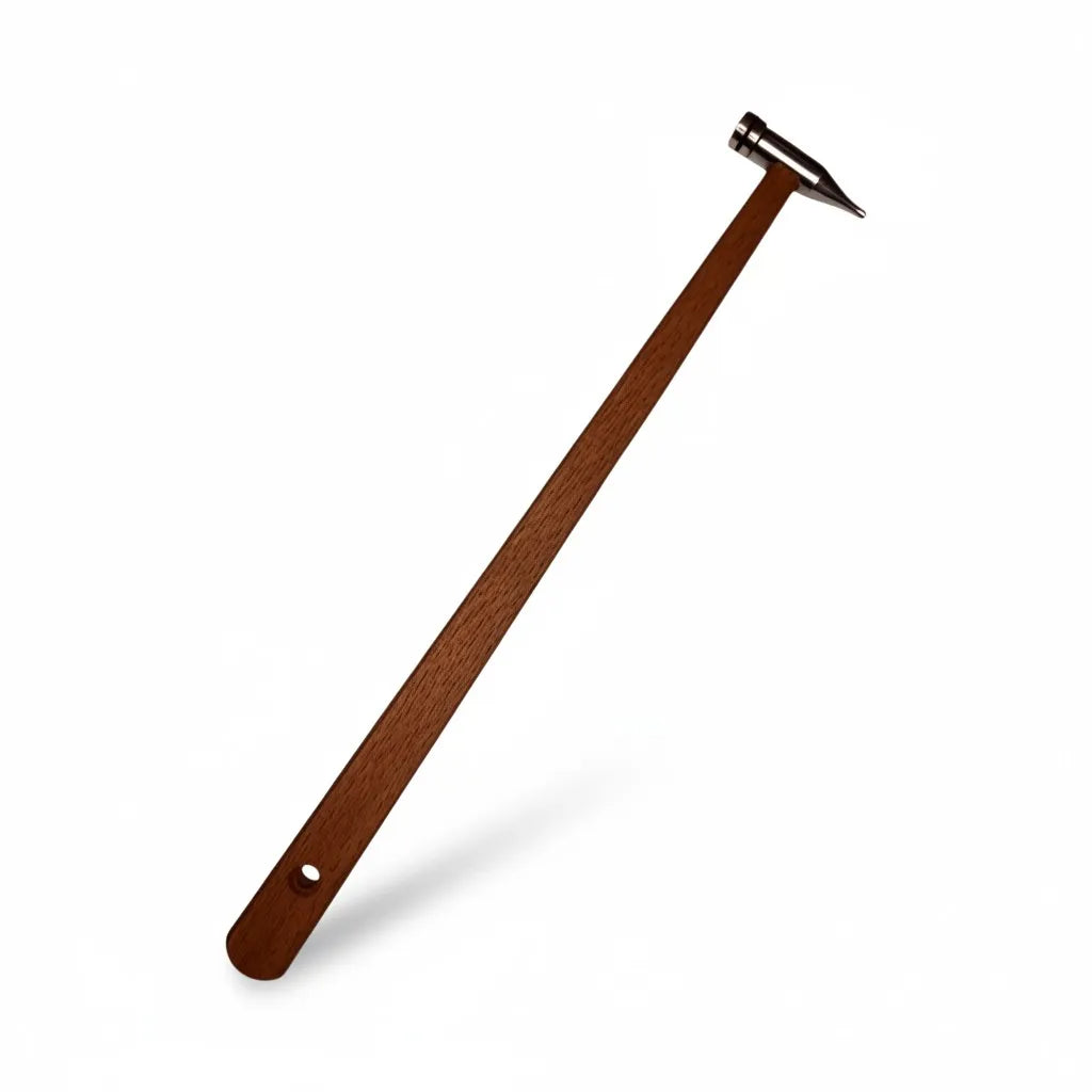 PDR Stainless Blending Hammer (Curved Dotted Face / Magnetic Handle)